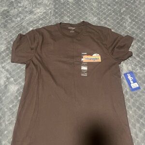 Wrangler Men's Dark Brown Short Sleeve Tee